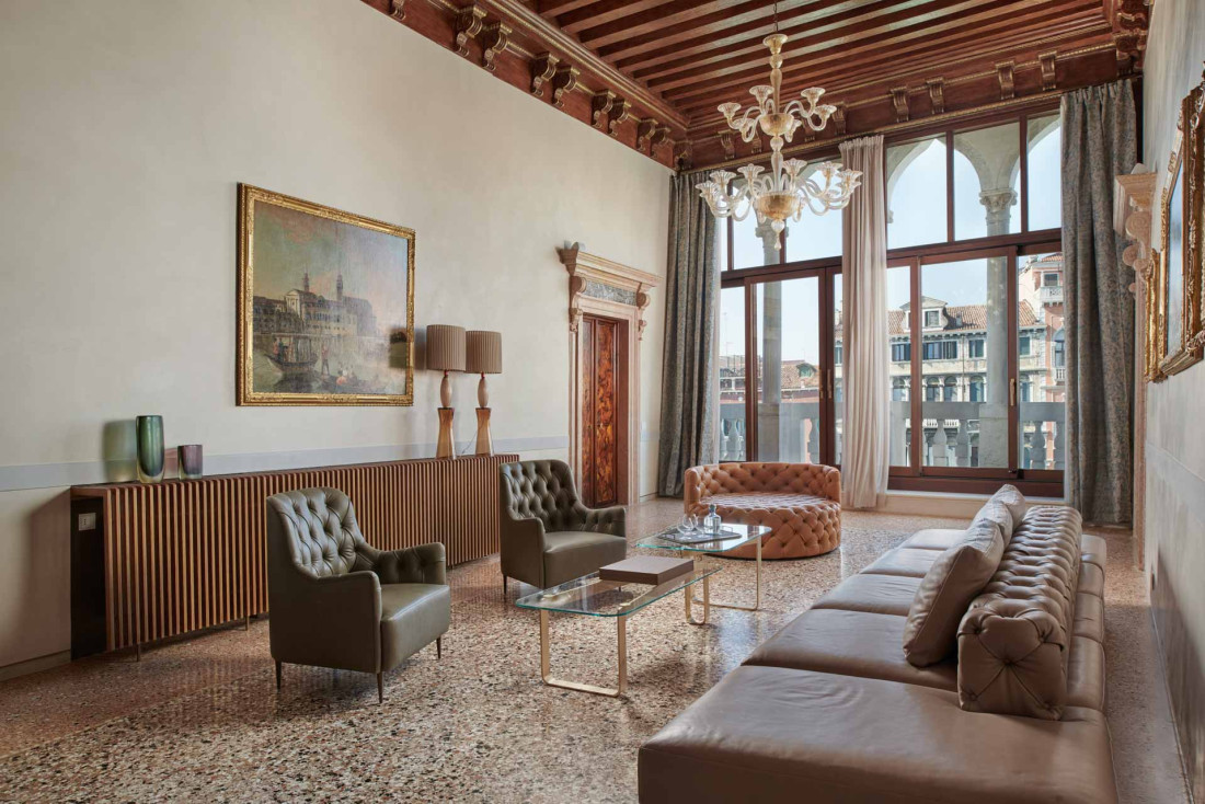 Le Palazzo Garzoni, une location d'appartement à Venise de prestige sur le Grand Canal © Almae Collection