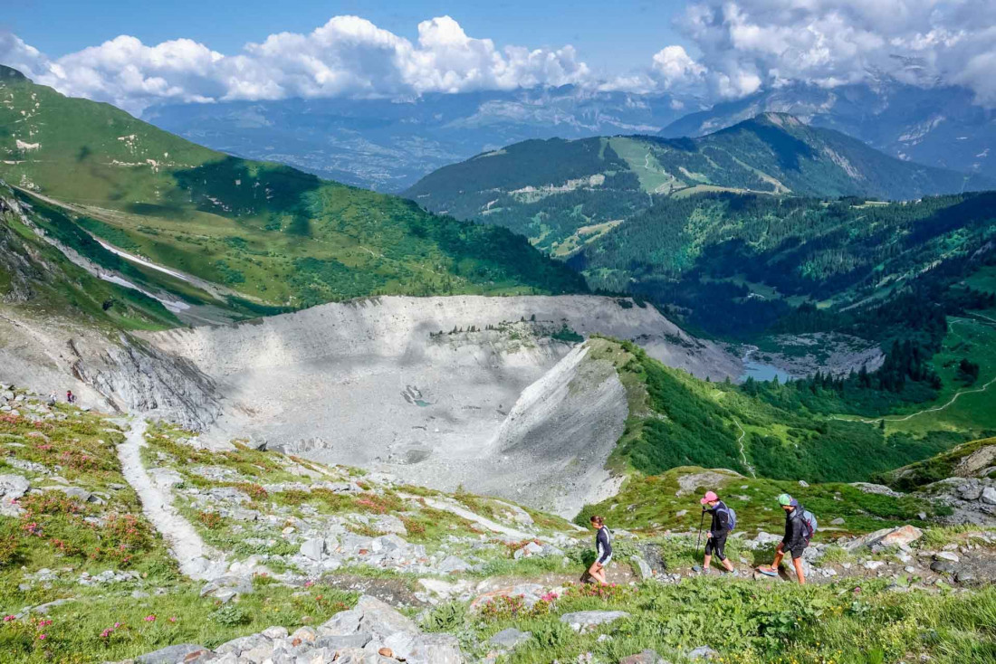 Le terminus du Nid d'Aigle, départ de nombreuses randonnées pour tous les niveaux © OT Saint Gervais - Boris Molinier