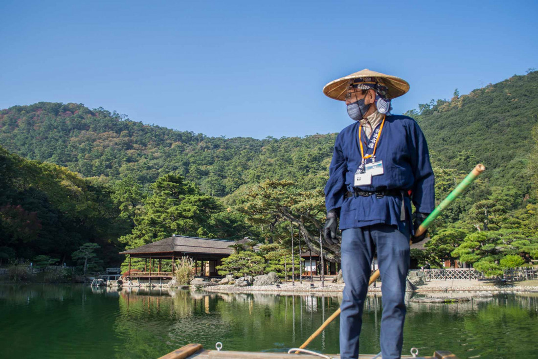 Le jardin de Ritsurin, l’un des joyaux de la ville de Takamatsu © DR