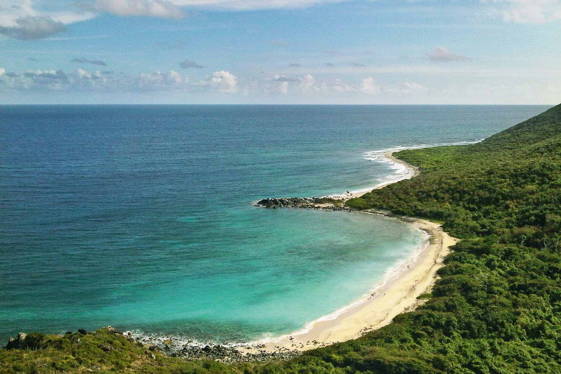 La plage sauvage de Wilderness à Saint-Martin © DR