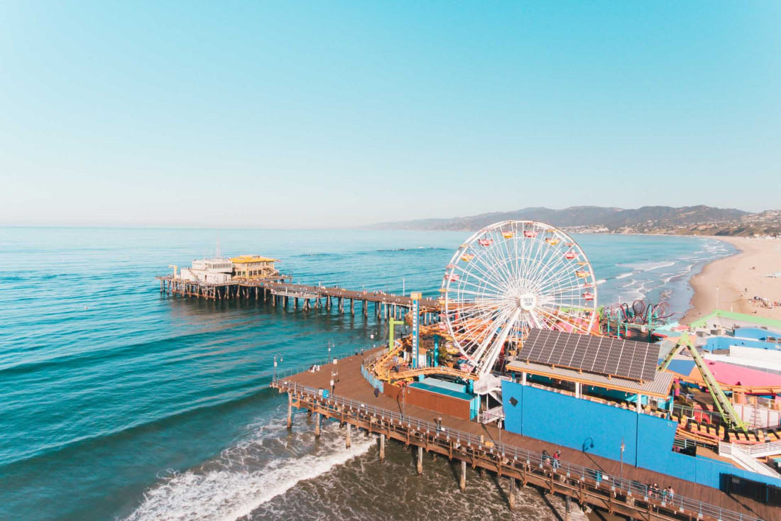 Santa Monica Pier © Matthew Lejune, unspash