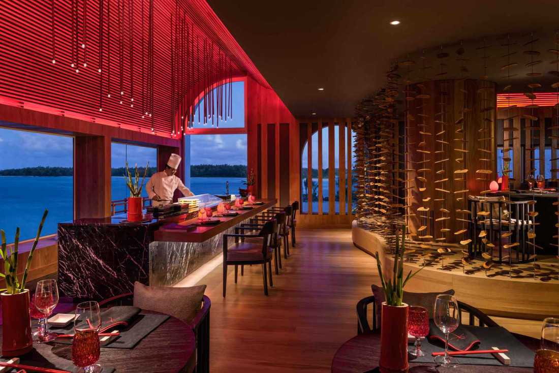 Shangri-La's Le Touessrok Resort & Spa | Restaurant japonais Kushi © Shangri-La