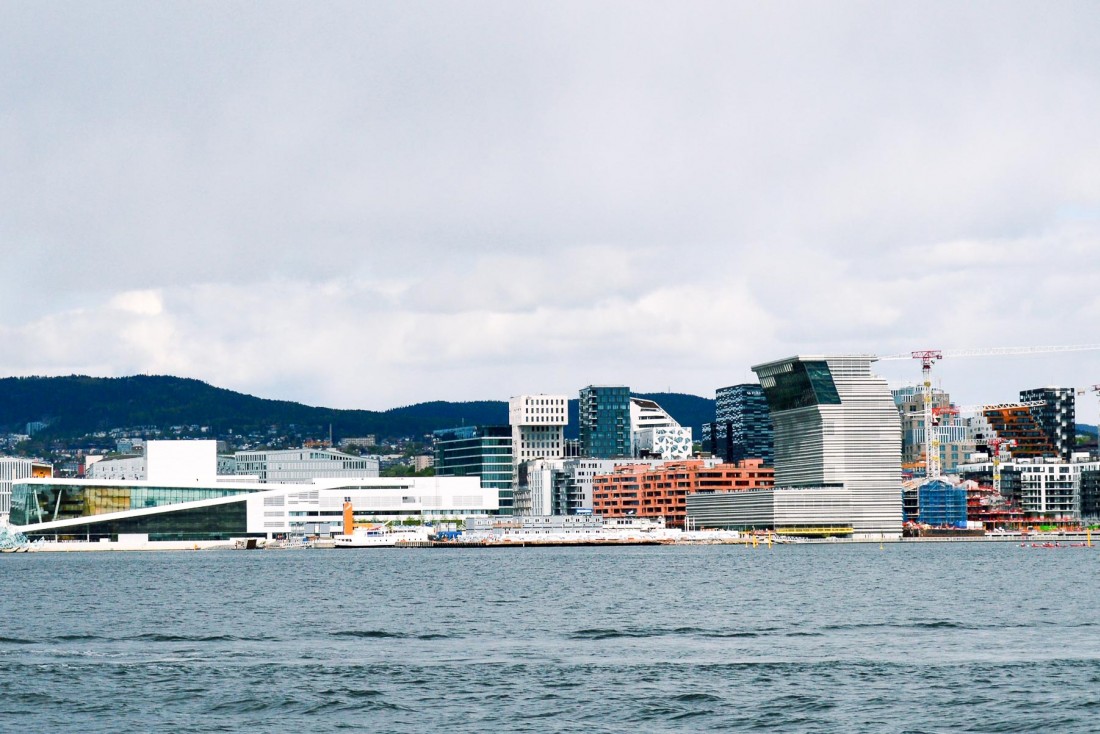 La baie en pleine rénovation, avec le nouveau Musée Munch prévu pour 2020 © Pierre Gunther