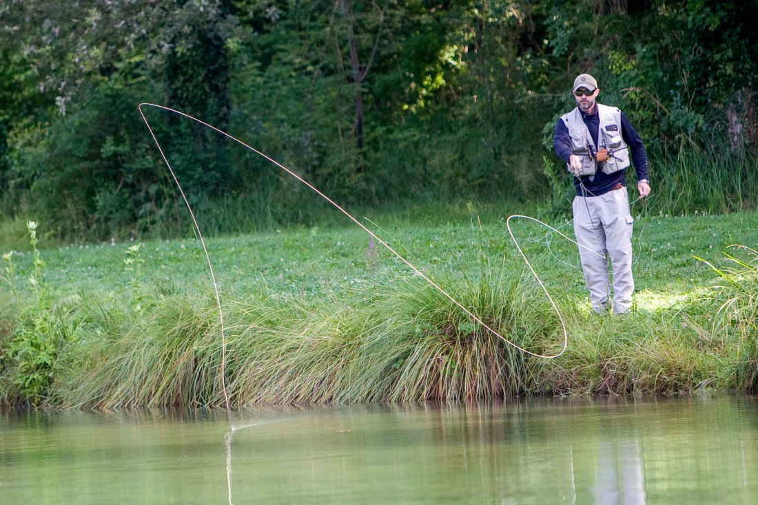 Apprendre à pêcher à la mouche au Domaine de Sommedieue © Guillaume Ramon