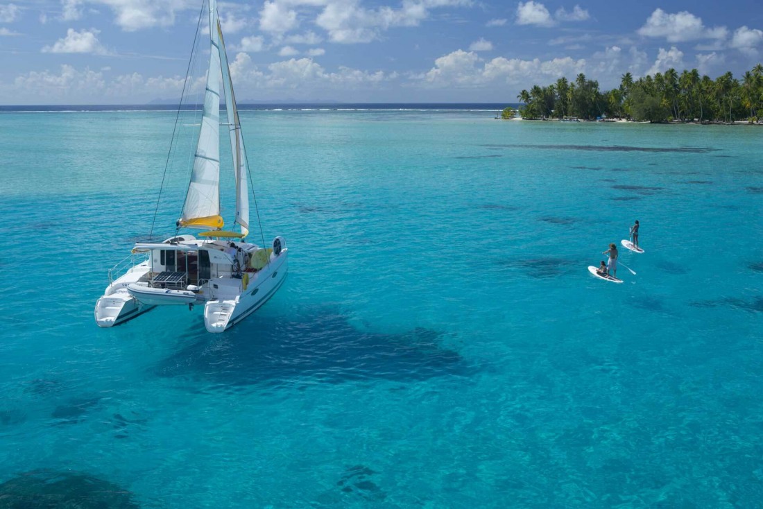 La meilleures manière de découvrir les îles de la Société, en voilier bien sûr ! © Tahiti Tourisme