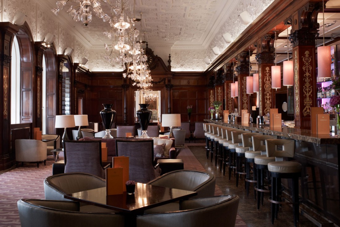 Le Cadier, bar de palace chic et feutré par excellence. Les socialites stockholmois l’adorent | © Grand Hôtel Stockholm