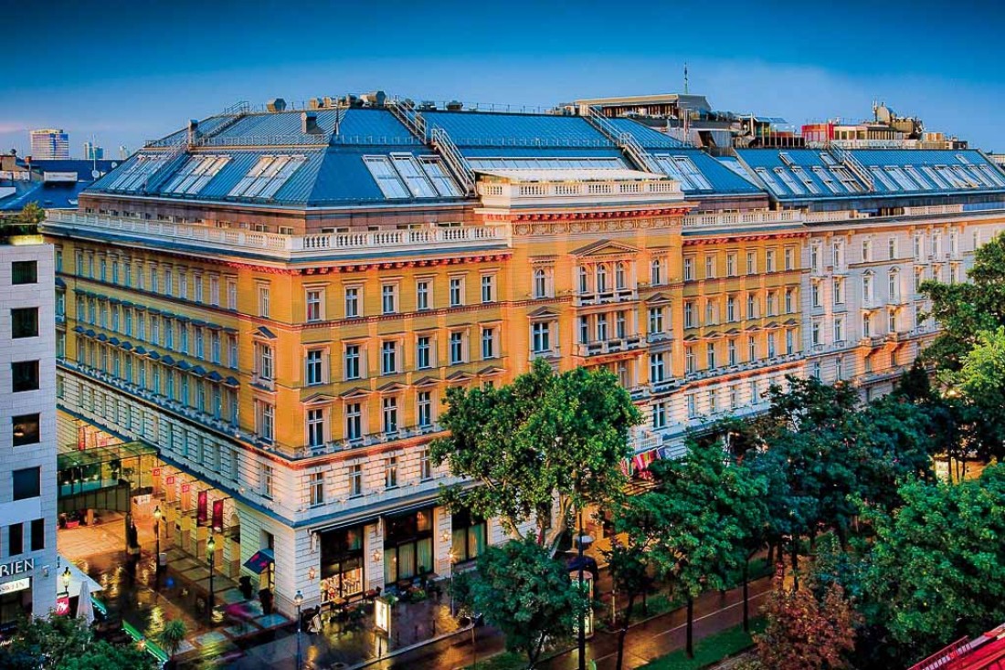 La façade du Grand Hotel Wien, sur le Ring | © Grand Hotel Wien