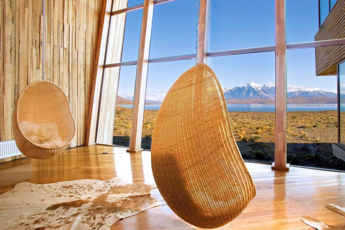 Les nacelles dans lesquelles les voyageurs sont invités à contempler le paysage. | © Tierra Patagonia