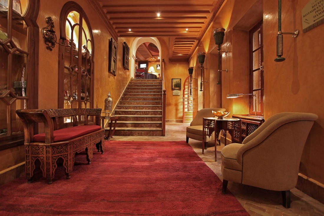 Les couloirs de l’hôtel , au luxe intemporel | © La Maison Arabe
