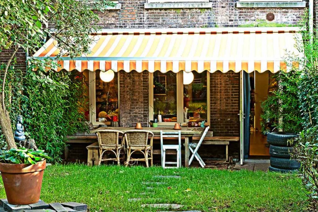 Le jardin du Cocomama, lieu de relaxation idéal pendant l’été et atout majeur des lieux | © Cocomama Amsterdam / I-M Photography