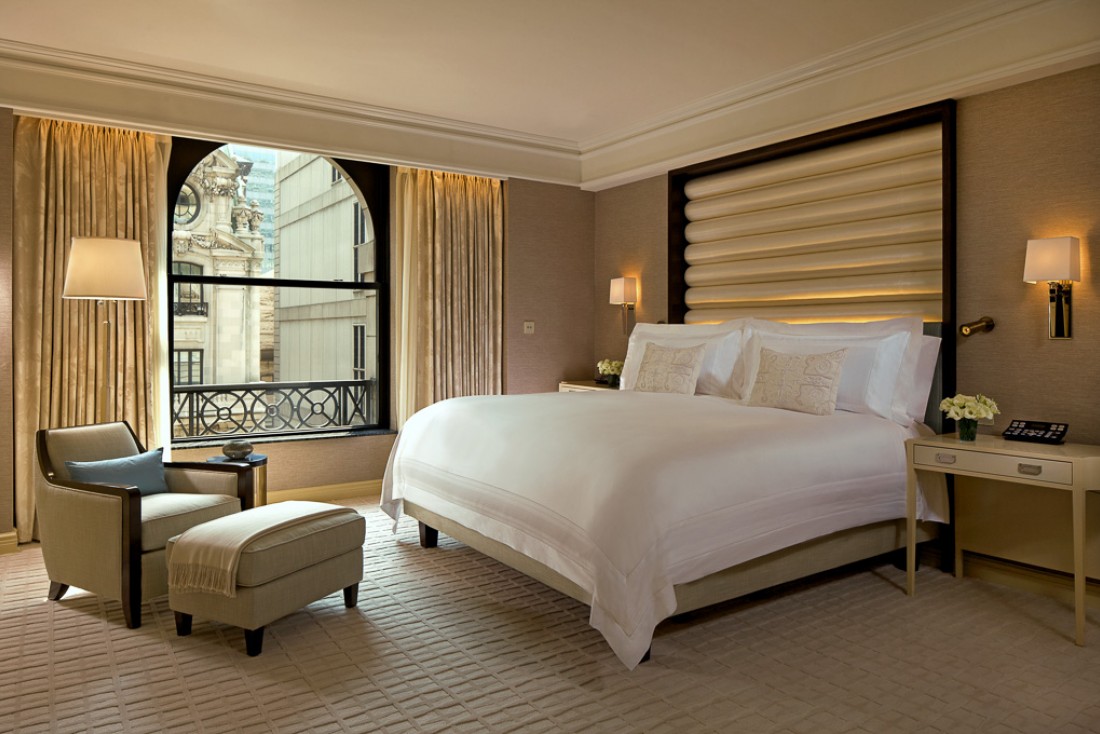 La chambre principale de la Peninsula Suite. © The Peninsula Hotels