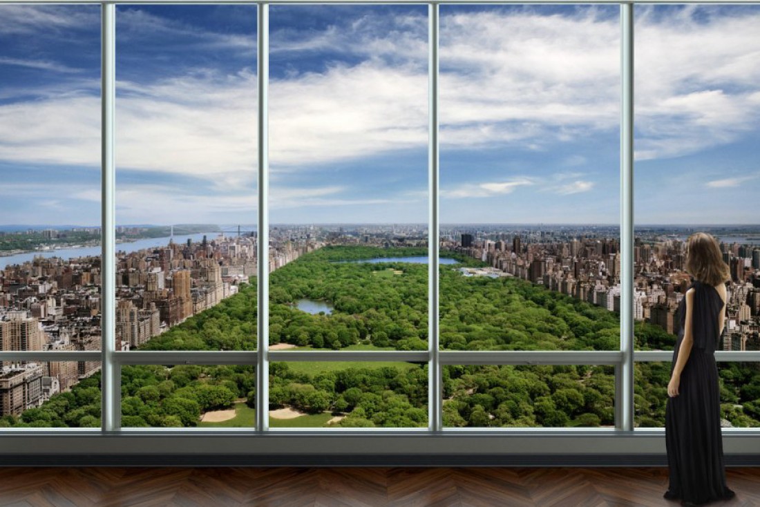 Le penthouse de la tour résidentielle One57 surplombe fièrement Central Park à New York.