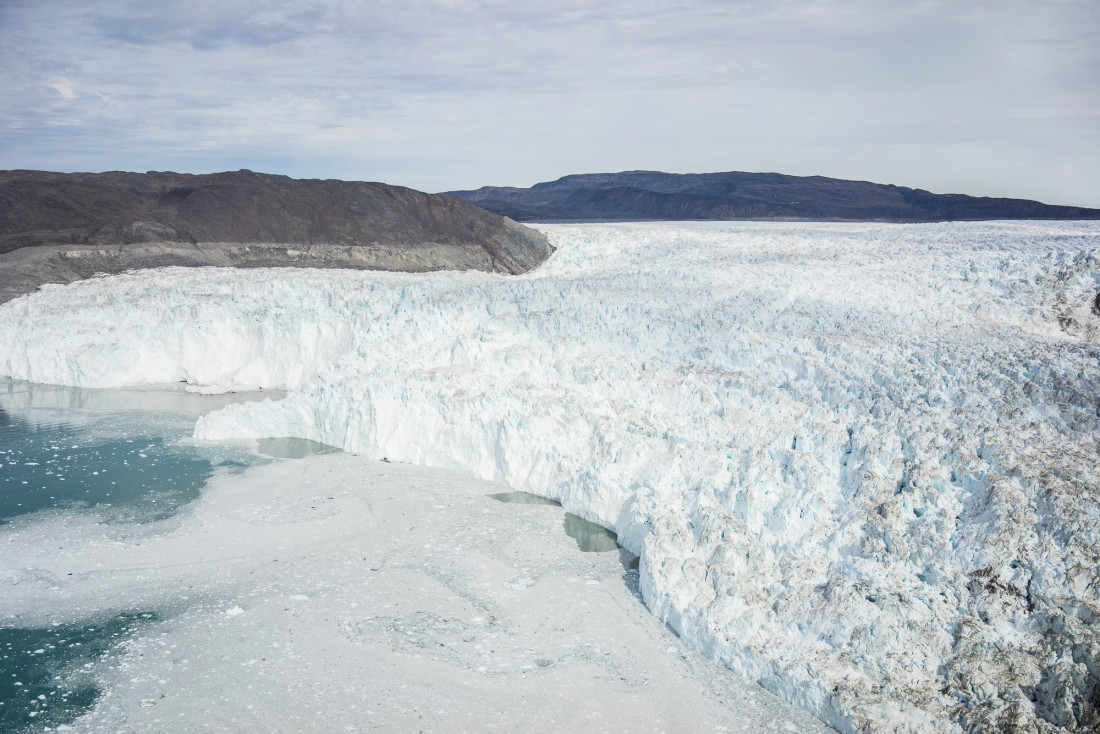 Le glacier d'Eqi, au nord d'Ilulissat, point de départ des expéditions de Paul-Émile Victor.  © DB /Yonder