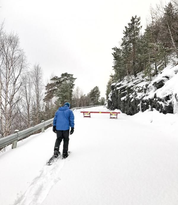 Excursion en raquettes sur les hauteurs d'Aurland © YONDER.fr