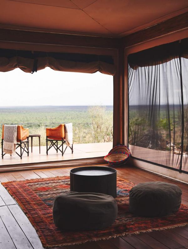 Habitas Namibia – Safari Suite (salon) © DR