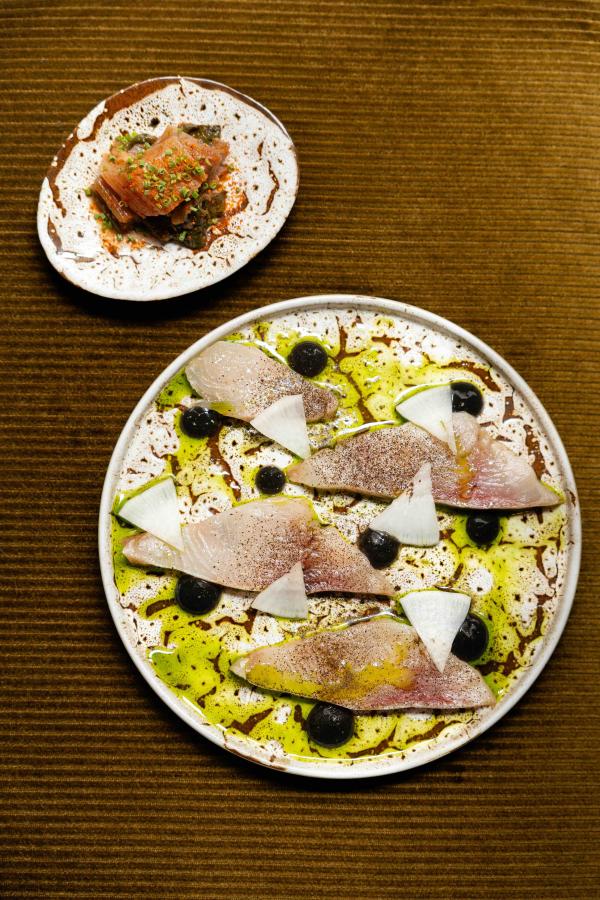 Déjeuner à Schnock, un comptoir de dégustation à Paris © Marie Desprez