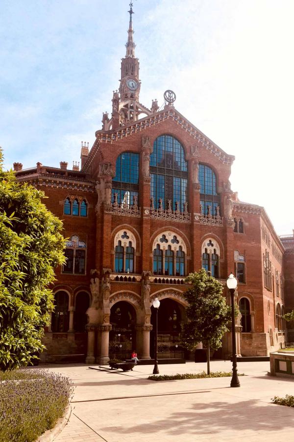 L’hôpital de Sant Pau de Barcelone, inscrit au Patrimoine mondial de l'UNESCO depuis 1997 © Céline Méot