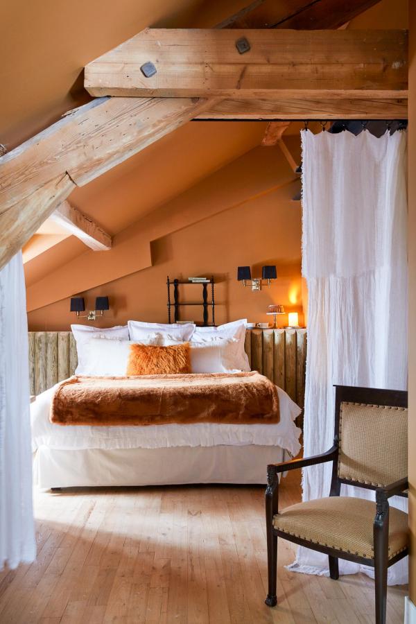 La chambre de l’hôtel à Megève © Gaëlle le Boulicaut La chambre de l'hôtel à Megève © Gaëlle le Boulicaut