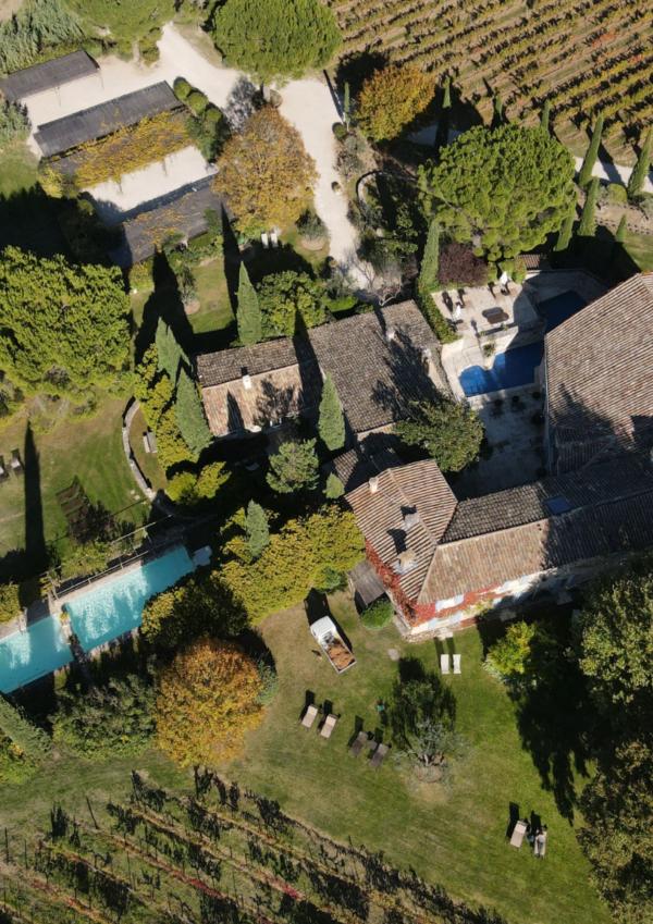 Un des plus beaux hôtels du Luberon pour vivre la campagne chic © La Bastide de Marie