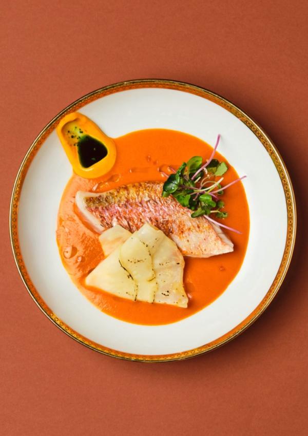 Suquet de rouget rôti © Delphine Constantini