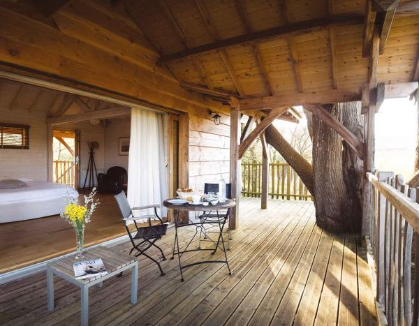 Cabane à La Grée des Landes © Emmanuel Berthier