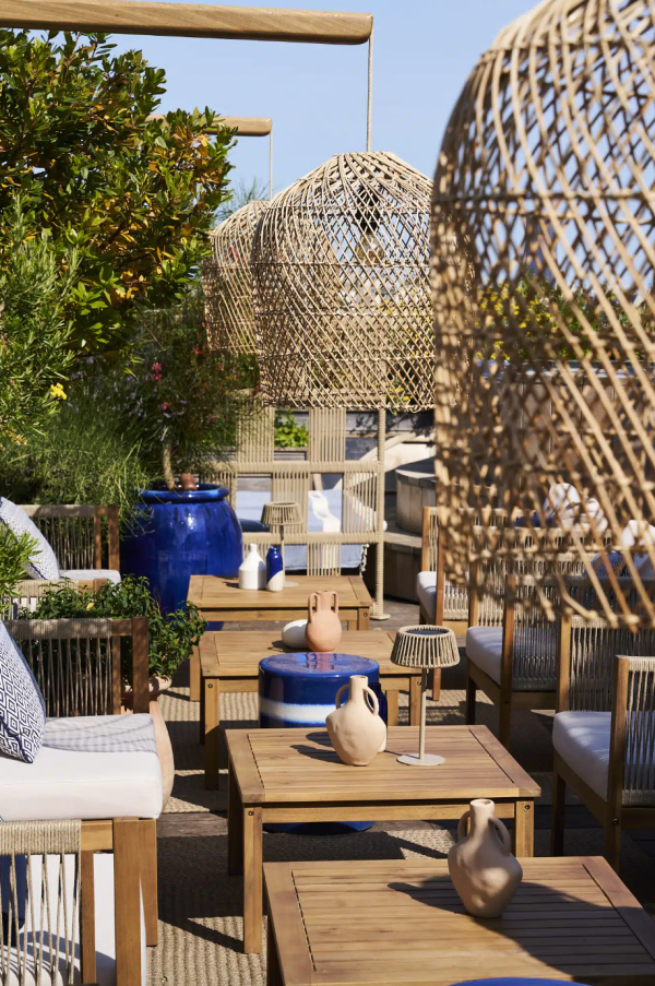 Le rooftop végétalisé du Brach Paris © Evok Collection