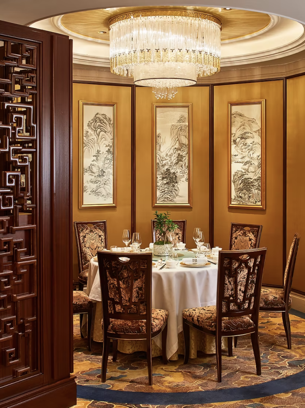 Une table du Shang Palace © Shang Palace