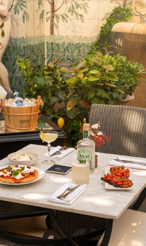 La terrasse du restaurant Assaggio © Castille x BLD La terrasse du restaurant Assaggio © Castille x BLD
