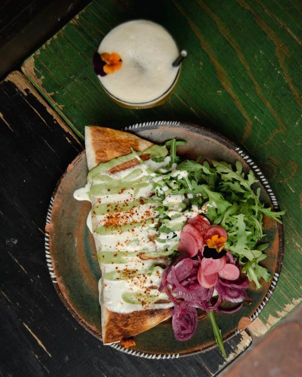 Un brunch mexicain au restaurant © Distrito Frances Un brunch mexicain au restaurant © Distrito Frances