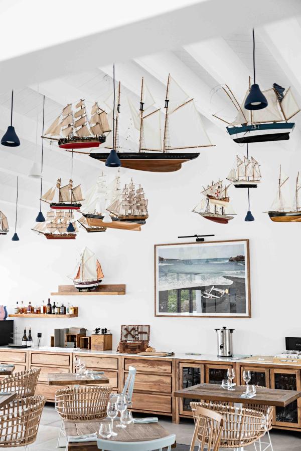 Le restaurant Vent Debout à l'hôtel Les Hautes Mers © Yann Deret