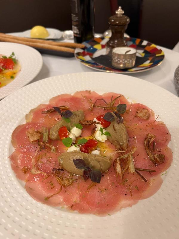 Carpaccio de thon © Sormani