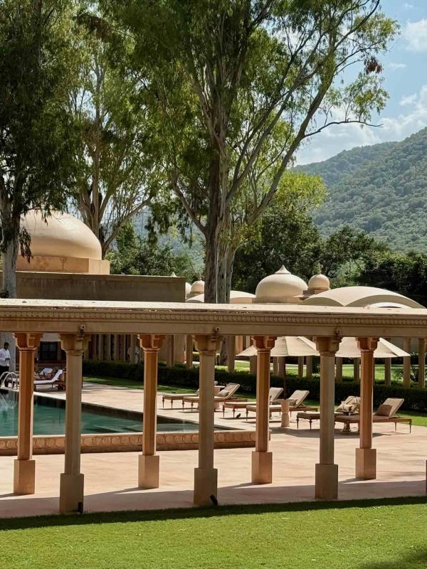 Déjeuner à l’Amanbagh © EL