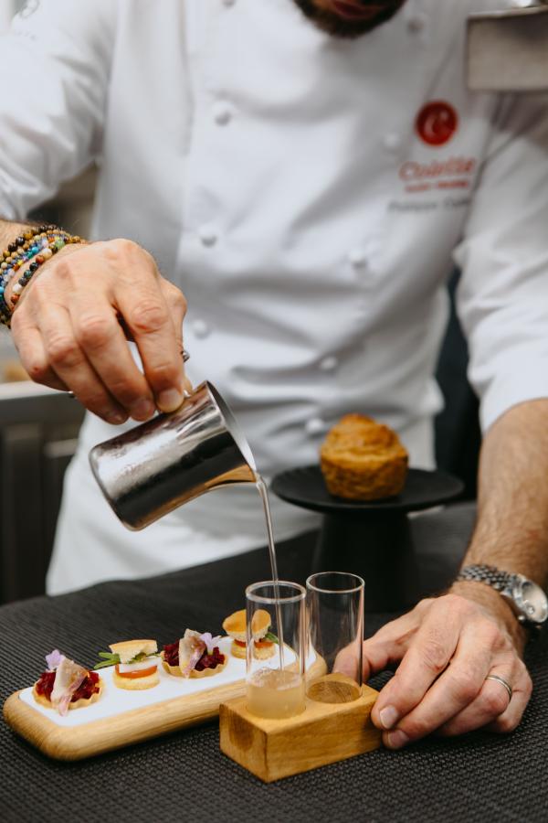 Le restaurant de l’Hôtel Sezz © DR Le restaurant de l'Hôtel Sezz © DR