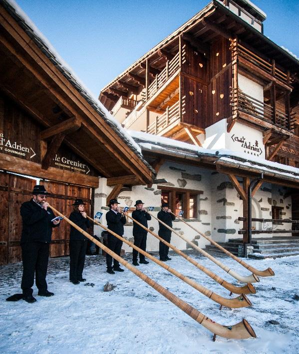 Le Chalet d'Adrien à Verbier, un hôtel pour un mariage à la montagne