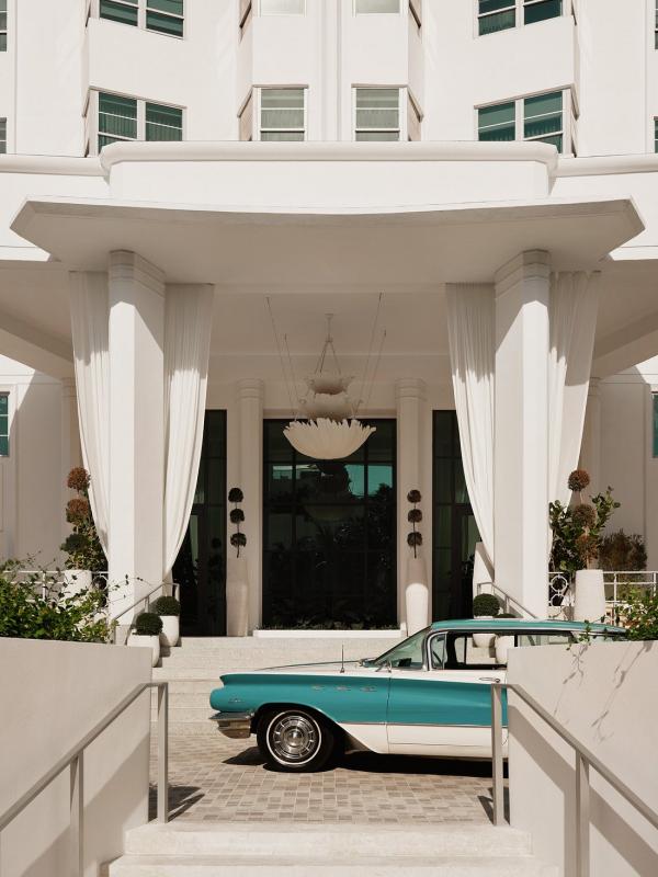 L’entrée du Delano Miami Beach © DR L'entrée du Delano Miami Beach © DR
