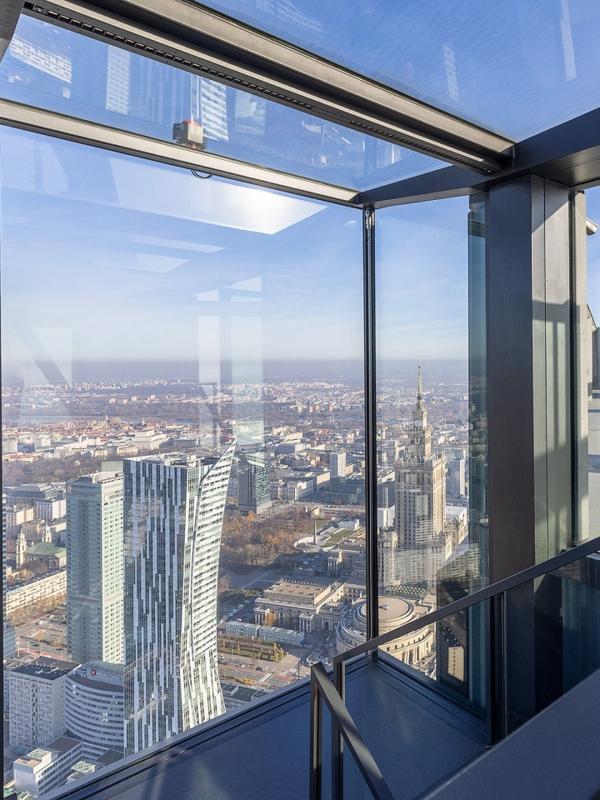 Vue sur le Palais de la Culture © Highline Warsaw Vue sur le Palais de la Culture © Highline Warsaw