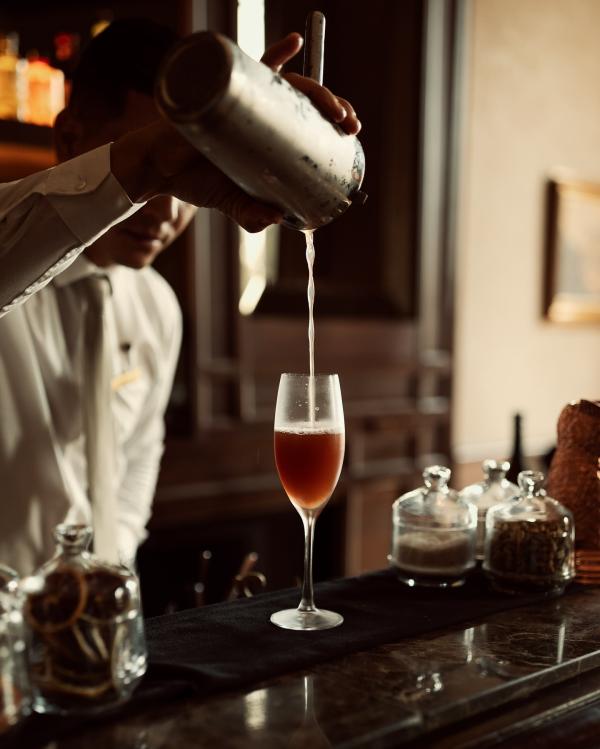 Bar et ambiance club privé à Marrakech © The Oberoi Marrakech