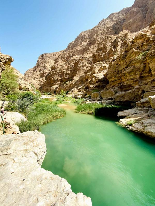 Entrée dans le Wadi Shab. © Emmanuel Laveran.