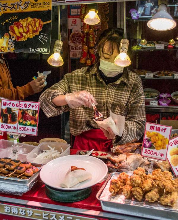 Street food dans le Chinatown de Kobe © DR