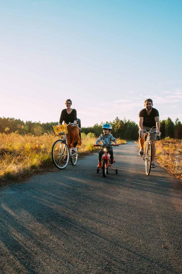 Vélo dans les Landes © Sébastien Chebassier