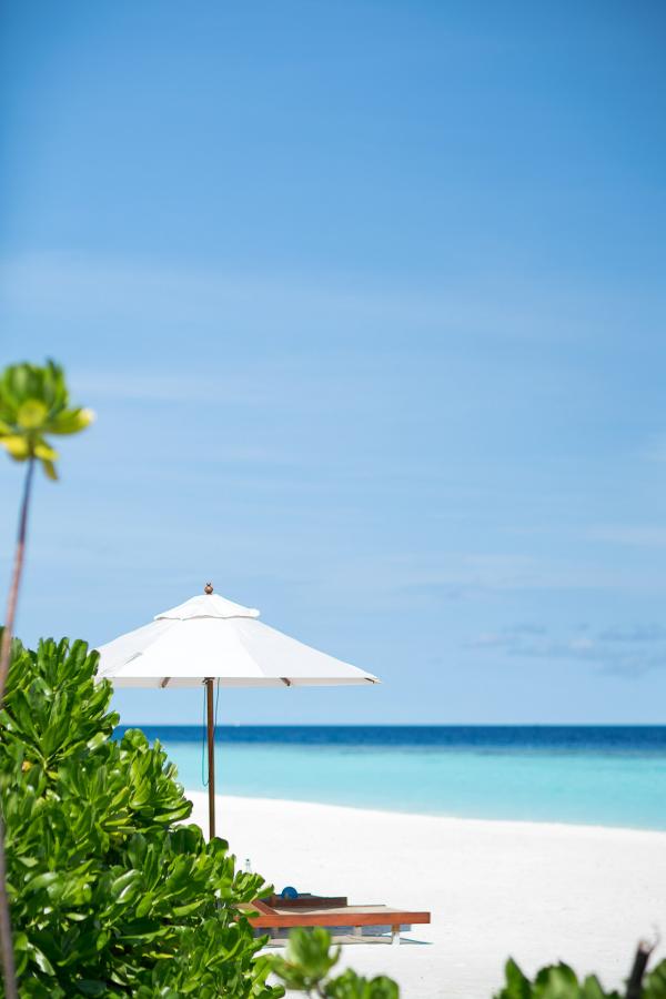 Sur la page de l'Anantara Kihavah Maldives Villas © DR