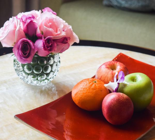 Fruits et fleurs, l'accueil en chambre est parfait © Yonder.fr