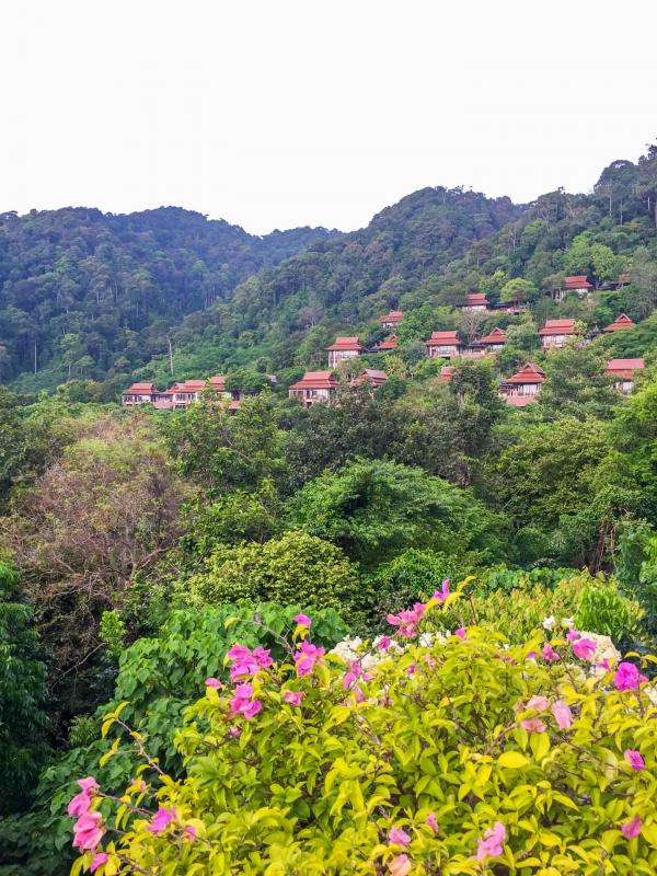 Les pool villas, perdues au milieu de la nature luxuriante © Constance Lugger