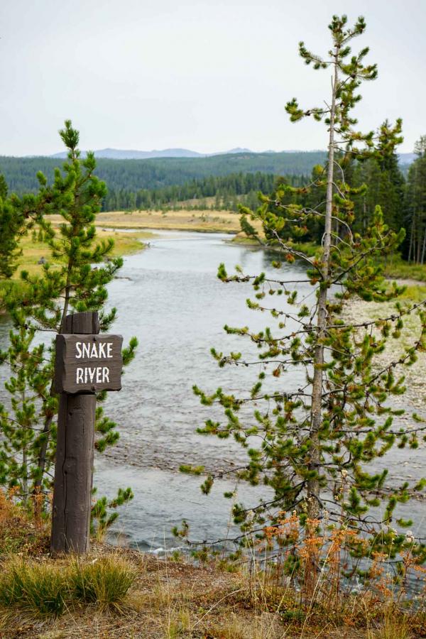 La Snake River prend sa source dans le Wyoming dans le parc national de Yellowstone avant de poursuivre vers le parc national du Grand Teton © YONDER.fr