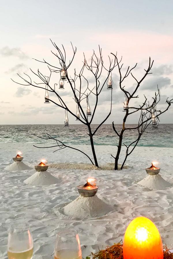 Anantara Kihavah Maldives Villas - Sur la plage © Sandrine Mikowsky