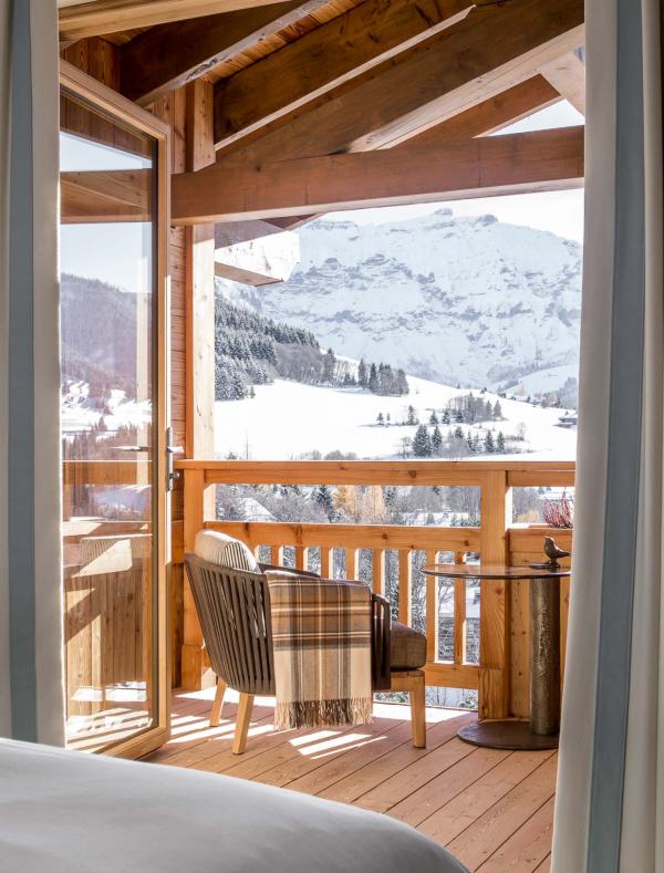 Chambre avec vue dans la Suite Rochebrun © Four Seasons