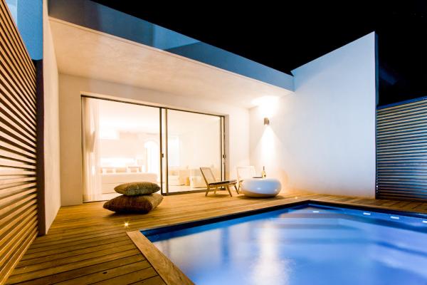 Comble du luxe, certaines suites disposent de piscines privées © Cala di Greco