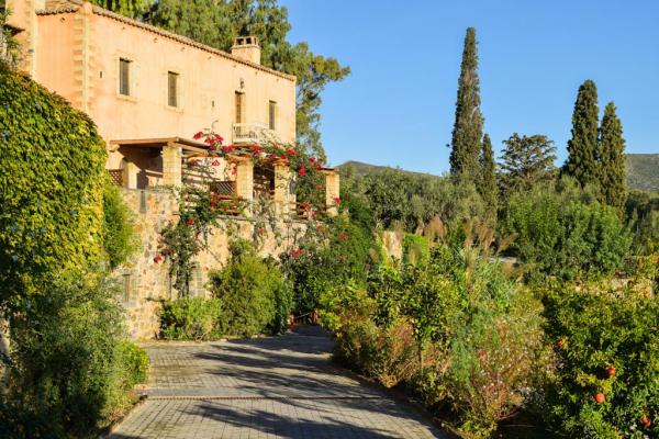 Le manoir byzantin où est installé l'hôtel remonte au XVIIIe siècle © MB | YONDER.fr