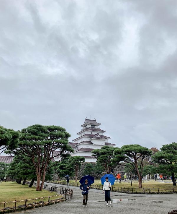 Le château d’Aizuwakamatsu. © Pierre Gunther