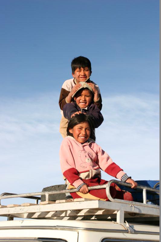 Enfants dans la région d’Uyuni © Tak 